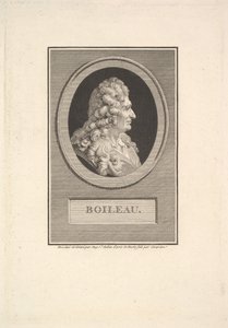 Porträtt av Despréaux Nicolas Boileau, 1800. av Augustin de Saint Aubin