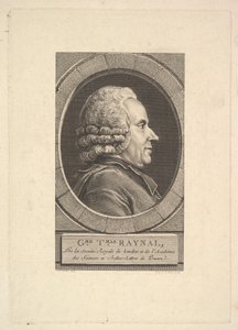 Porträtt av Guillaume-Thomas Raynal, 1773.