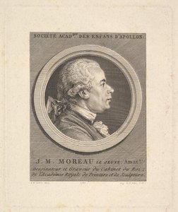 Porträtt av Jean-Michel Moreau, 1787.