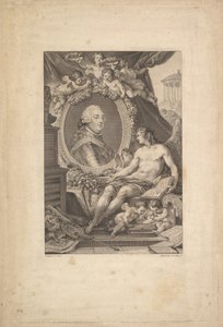 Porträtt av Louis-Philippe, hertig av Orleans, 1778. av Augustin de Saint Aubin