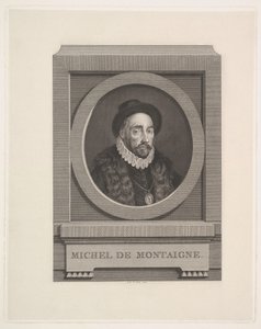 Porträtt av Michel de Montaigne 1533-1592, 1774.