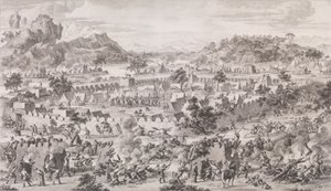 Slaget vid Tonguzluq, 1773. av Augustin de Saint Aubin