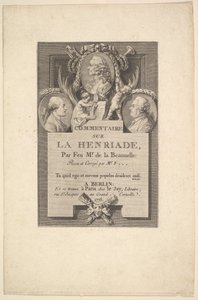 Voltaire, Fréron och Beaumelle, 1775.