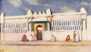 Medersa, Alger (färglitografi) av Augustine Fitzgerald