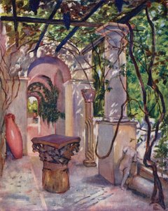 Villa Munthe, Anacapri (färglitografi)