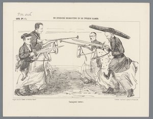 Utrecht Masquerade 1851: Rederijkers år 1500 Rederijkers. 1500 (titel på objekt) Den nationella historien. från de äldsta tiderna till slutet av 1600-talet, i åtta scener, framställda i kostym av H.H. Studenter från Utrecht School av Augustinus Jacobus Bernardus Wouters