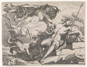 Venus tittar på den sovande Adonis