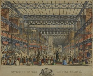 Interiör av Crystal Palace, 1851
