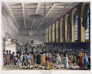Interiör av Custom House, London, 1808