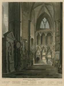 Ingång till Poets Corner, Westminster Abbey, London