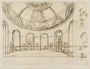 Runda rumsbanken av Augustus Charles Pugin