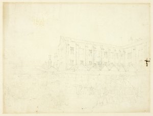 Studie för Leaden Hall Market, från Microcosm of London av Augustus Charles Pugin