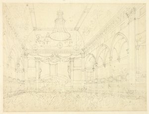 Studie för Pantheon Masquerade, från Microcosm of London av Augustus Charles Pugin