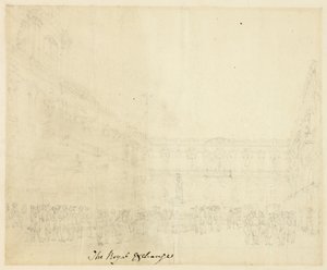 Studie för The Royal Exchange, från Microcosm of London av Augustus Charles Pugin