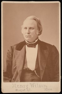 Porträtt av Henry Wilson 1812-1875, före 1876. av Augustus Marshall