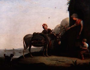 Förhandling för fjäderfä av Augustus Wall Callcott