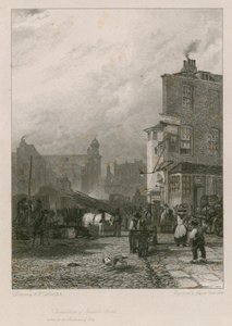 Rivning av Swallow Street, London av Augustus Wall Callcott