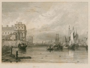 Greenwich, London av Augustus Wall Callcott