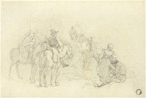 Vilande resenärer av Augustus Wall Callcott