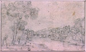 Studier av komposition (teckning) av Augustus Wall Callcott