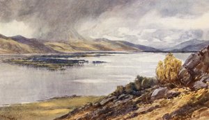 Loch Maree (färglitografi) av Augustus Watford Weedon