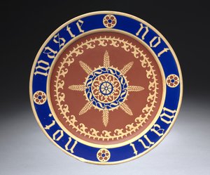 Brödtallrik, c.1850 av Augustus Welby Northmore Pugin