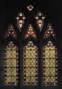 Klosterfönster, 1846 (målat glas)