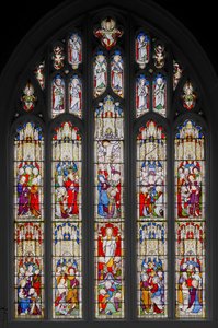 Händelser i Kristi liv, 1851 (målat glas) av Augustus Welby Northmore Pugin