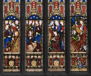 Händelser i St. Maria Magdalenas liv, detalj, 1848 (målat glas) av Augustus Welby Northmore Pugin
