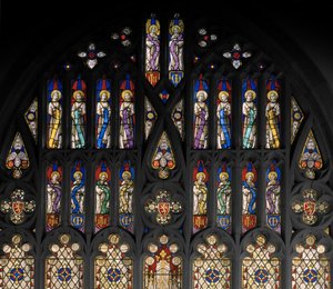St. Alban, detalj, ca 1841 (målat glas) av Augustus Welby Northmore Pugin