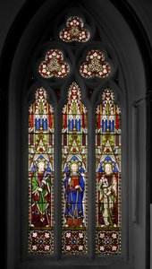 St. Thomas, St. James The Great och St. James The Less, 1849 (målat glas) av Augustus Welby Northmore Pugin