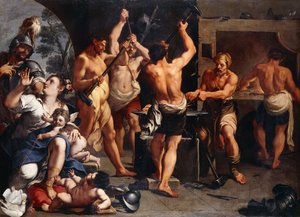 Mars och Venus vid Vulcans smedja