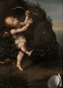 Amor med pilbåge, före 1593
