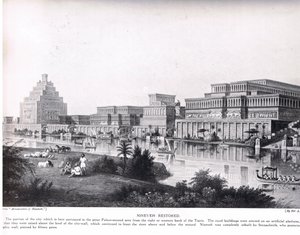 Nineveh Restored, illustration från 