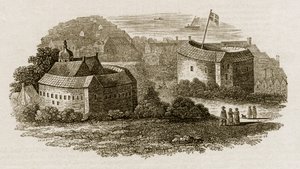 Bear Garden and Globe Theatre, Southwark, London, c1600 c1815 av Austin