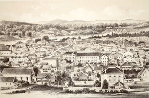 Brisbane, från The History of Australasia av David Blair, McGrady, Thomson och Niven, 1879