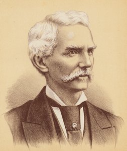 John Hughes, Esquire (färglitografi) av Australian School