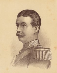 Lord Carrington, guvernör i New South Wales (färglitografi) av Australian School