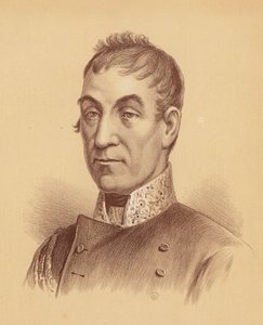 Generalmajor Lachlan Macquarie, femte guvernören i New South Wales (färglitografi) av Australian School