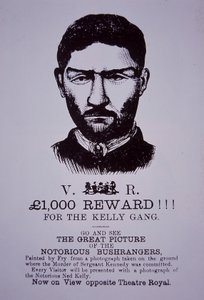 Ned Kelly belöningsaffisch av Australian School