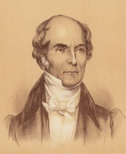 Sir Francis Forbes, förste chefsdomare i New South Wales (färglitografi) av Australian School