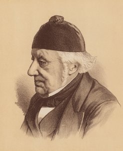 Sir William Westbrooke Burton, sentida domare i högsta domstolen i New South Wales (färglitografi) av Australian School