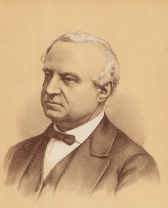 The Honourable George William Lord (färglitografi) av Australian School