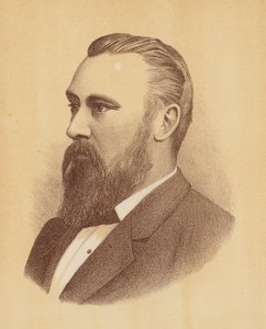 William John Lyne (färglitografi) av Australian School