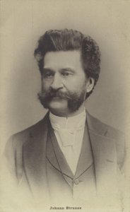 Porträtt av Johann Strauss II av Austrian Photographer