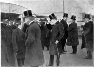 Scenen för mordet på ärkehertigen Franz Ferdinand och hans fru Sophie, hertiginnan av Hohenberg, 1914
