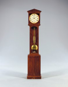 En månad pågående bodenstanduhr med tidsekvation och fullständig kalender, 1806 av Austrian School