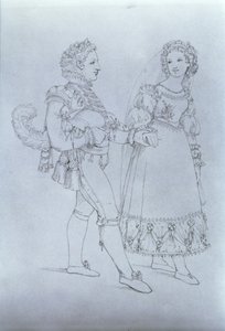 Kostymdesigner för Figaro och Susanna från operan 