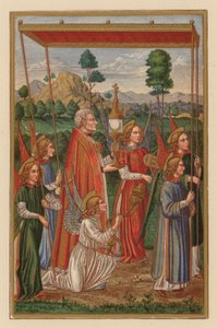 Corpus Christi D N J Chr (chromolith) av Austrian School