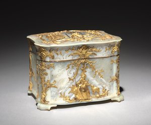 Guld- och pärlemorlåda, ca 1765 av Austrian School